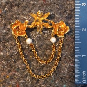 Vintage Cupid Pin